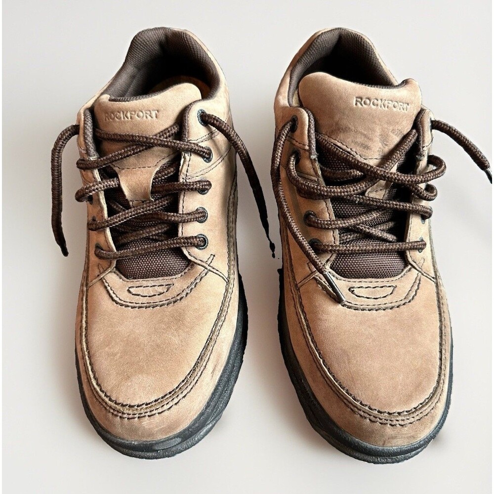 Rockport Men W 10 Brown Leather World Tour Classic Comfort Walking Shoes NWOT